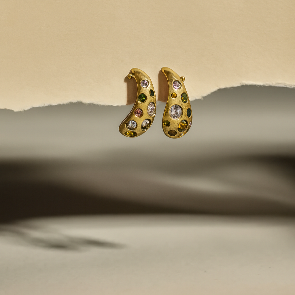 Enchanted Garden Gemstone Studs