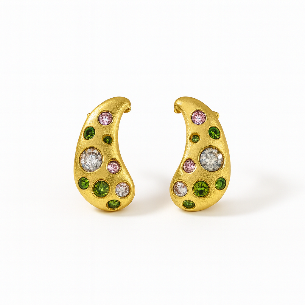Enchanted Garden Gemstone Studs