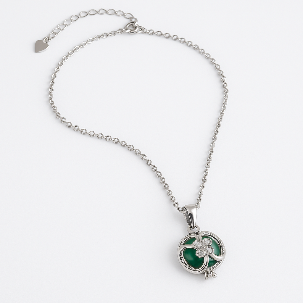 Enchanted Apple Wish Pearl Necklace Set