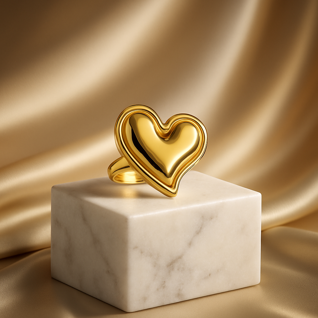 Eternal Heart Gold Ring