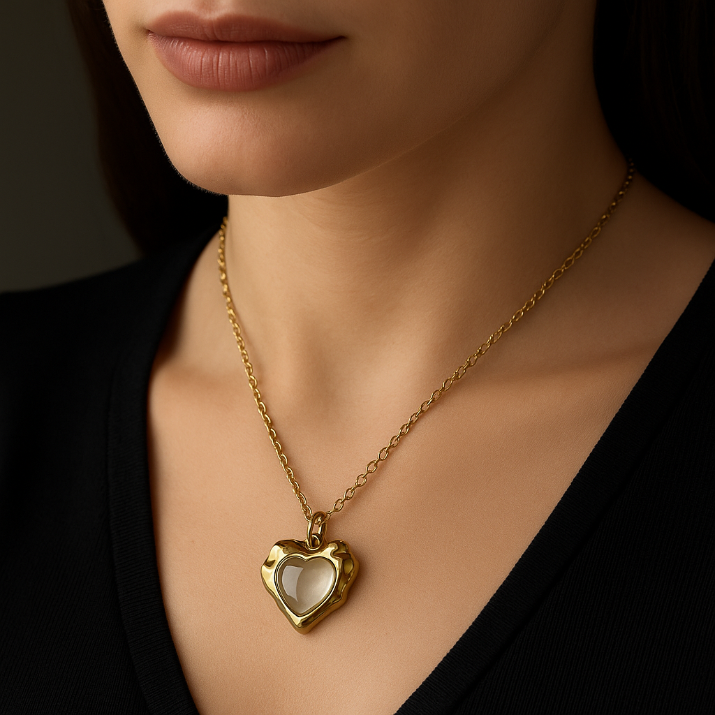 Gilded Heart Radiance Necklace