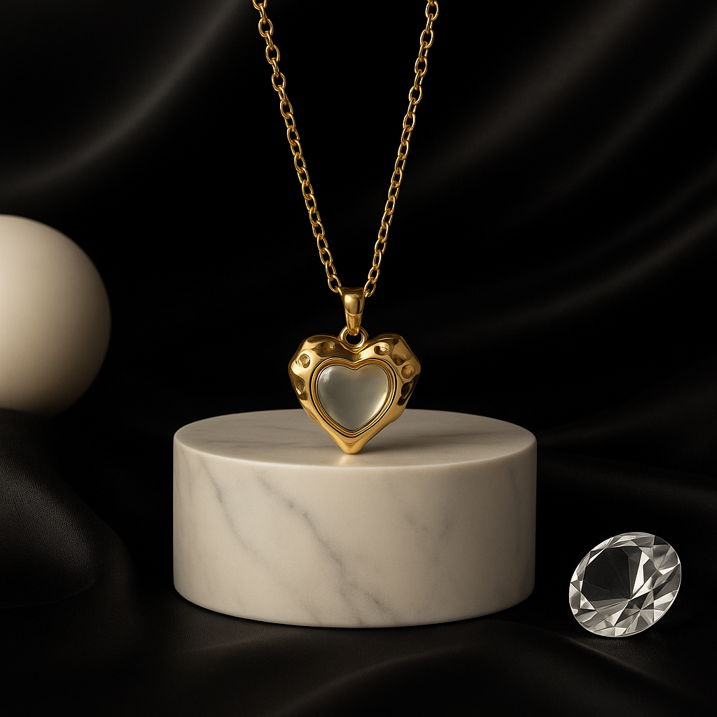 Gilded Heart Radiance Necklace