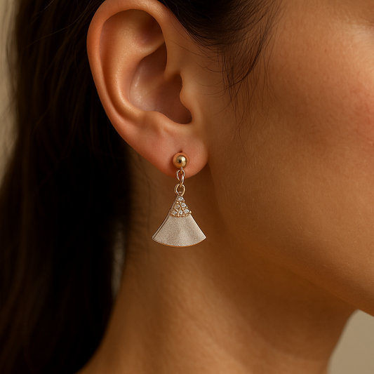 Mother-of-Pearl & Diamond Convertible Earring Set