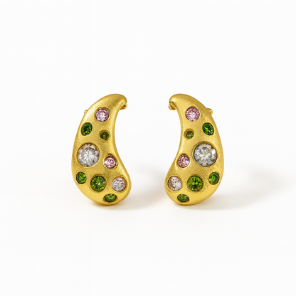 Enchanted Garden Gemstone Studs