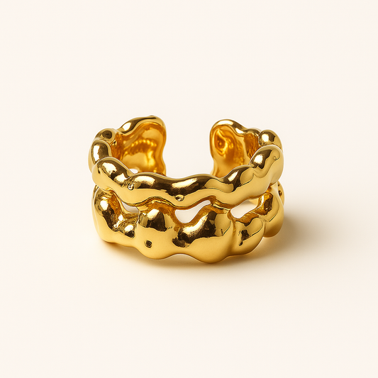 Molten Radiance Gold Ring